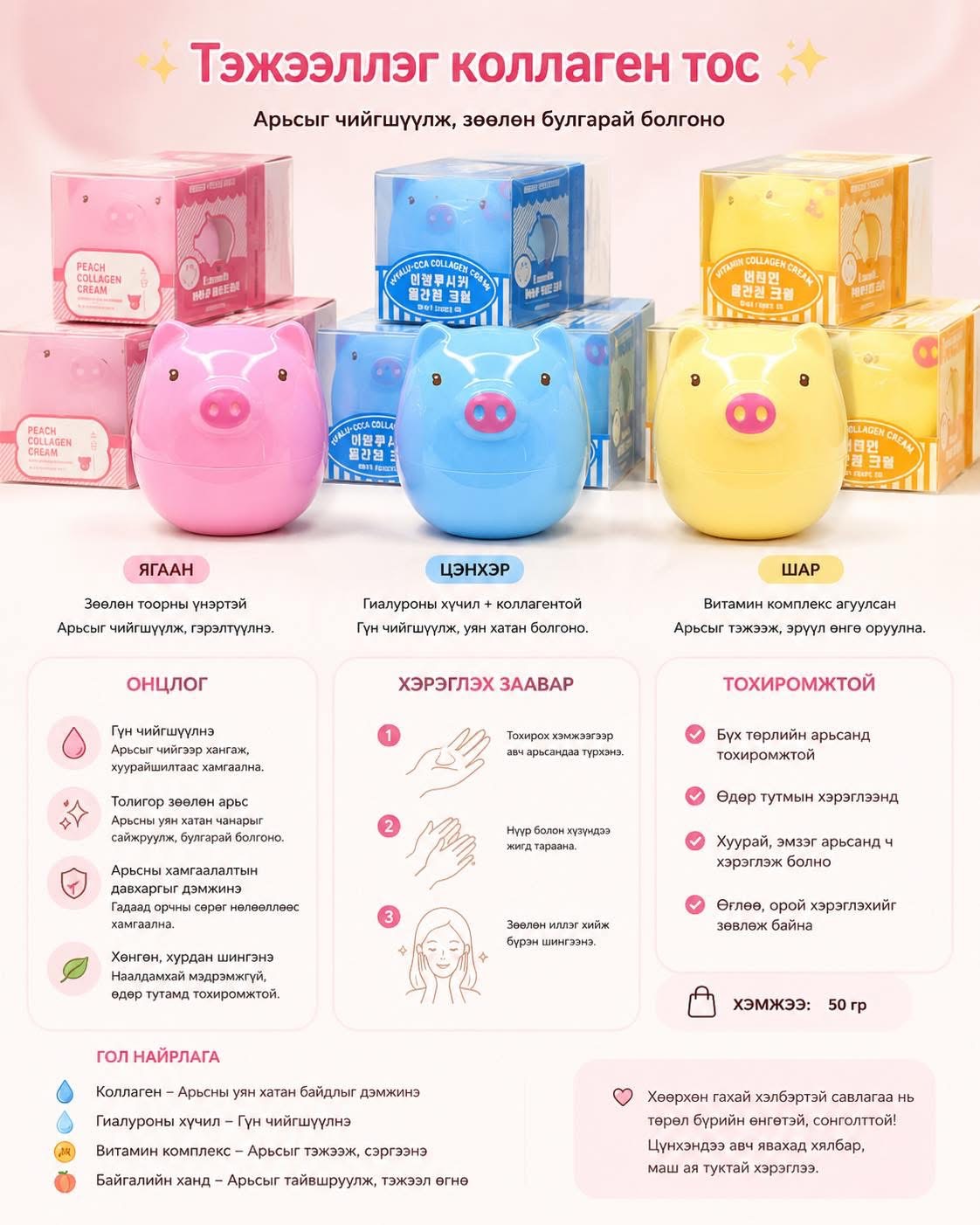Pretty skin vita cream/ТООРОЙТОЙ ТОС / 