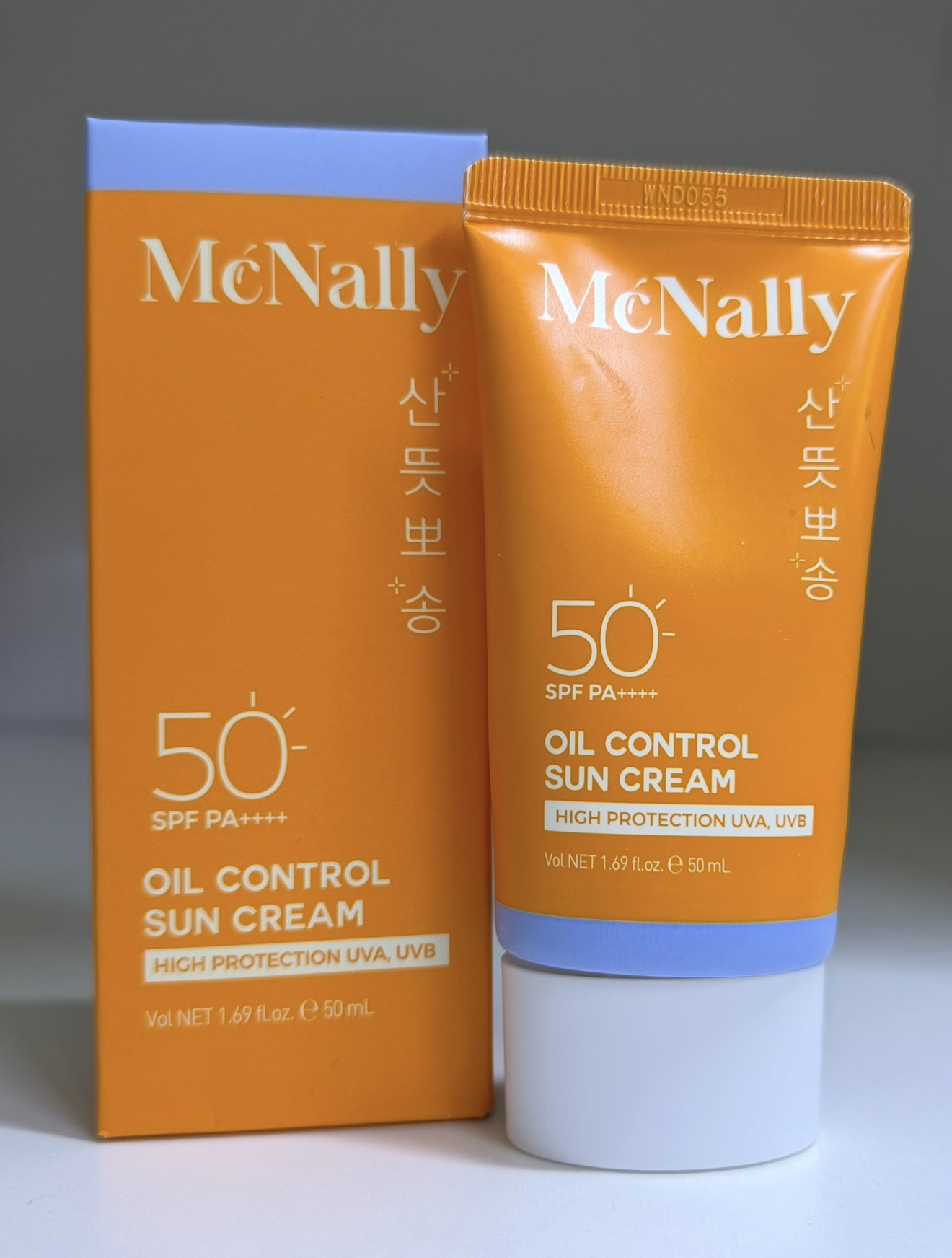 McNally Oil Control Sun cream