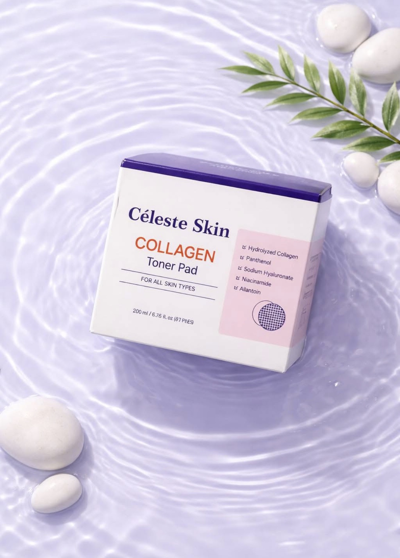 Celeste Skin Collagen Toner pad