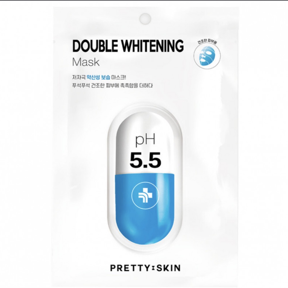 Pretty Skin Double Whitening pH5.5 /Маск/